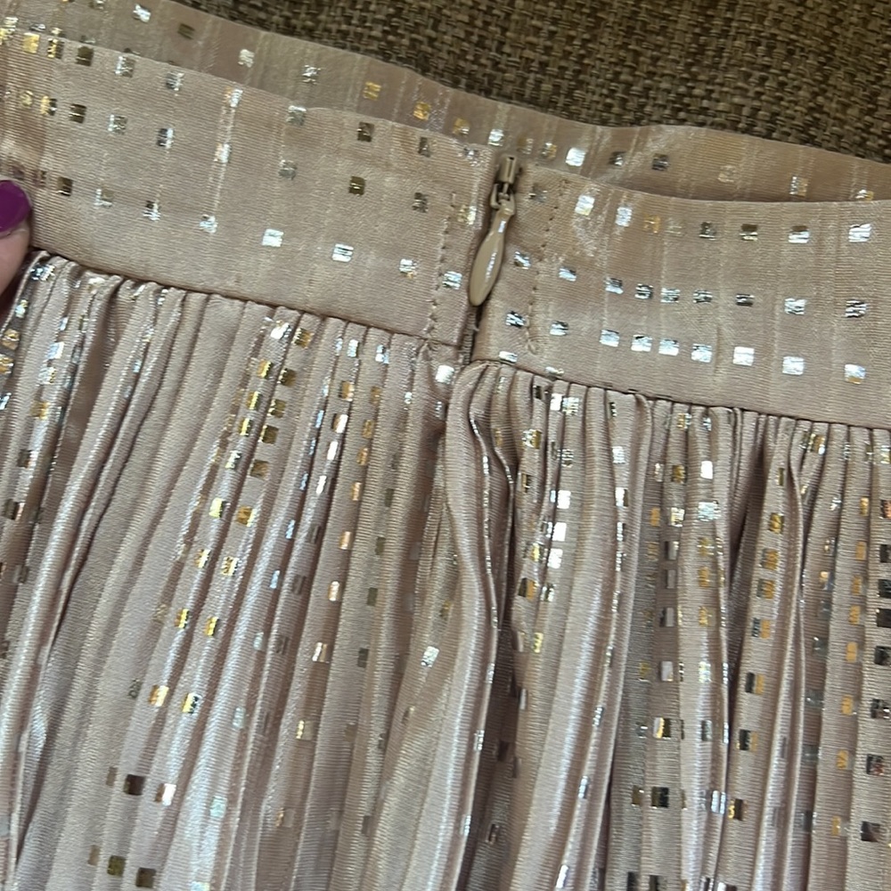 Sabina Musayev Sparkle Pleated Skirt - Picture 5 of 8